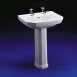 Ideal Standard Plaza E3660 580mm Two Tap Holes Basin White