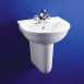 Ideal Standard Alto E7446 500mm Two Tap Holes Basin White