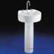 Ideal Standard White E0008 500mm Two Tap Holes Basin White