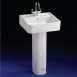 Ideal Standard White Cube E1223 500 X 460mm 3th Basin Wh