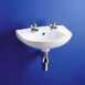 Armitage Shanks Tiffany S2765 455mm Two Tap Holes Basin Wh