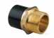 Georg Fischer Pe Spigot Adaptor Mi Brass 20-1/2 720920706