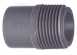 Georg Fischer Upvc P/t Adpt Nipple 219135 20x1/2 721913506