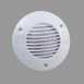 Airflow Icon Rnd Ext Grille 100mm White