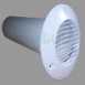 Airflow Icon Cavity Wall Kit 150mm White