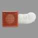 Airflow Icon Flex Duct 100mm Terracotta