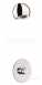 Delabie Temposoft 2 Recessed Shower Kit M1/2 Inch 30 Sec Valve Plus Round