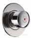 Delabie Tempostop Shower Valve M3/4 Inch For Panels 30sec Plus Wall Plate