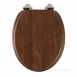 Traditional Toilet Seat Sft Clse Waln/ch