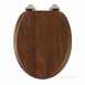Traditional Toilet Seat Sft Clse Waln/ch