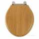 Greenwich 8099 Toilet Seat Chrome/n-oak