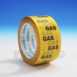 50mm X 66m Gas Pvc Tape Black Print