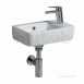 E200 Hr Washbasin 400x250 One Tap Hole Right Hand White