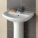 Pluton Basin 555mm One Tap Hole White 83.0010