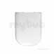 E500 Round Seat Top Fix Standard Hng Wht