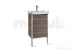 Dama-n 550mm 1 Door Base Unit Left Hand Khaki
