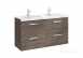 Prisma 590mm 2 Drwr Unt Rgt Gls Anthcite