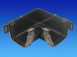 8t843b Black 111mm Gutter 90 Deg Int