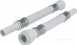 S/fit 15mm-15mm Stem Hose 200mm Wh Pvc