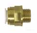 Speedfit 22mm X 3/4 Inch Bsp Brass Male Coupler Mw012206n