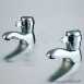 Ideal Standard Waterways Cd E0655 Basin Pllr Taps Pair Cp