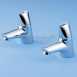 Ideal Standard Ceraplan Disc B8252 Basin Pillars Chrome Plated Special B8252aa