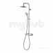 Ideal Standard Ctherm100 Dual Shower Kit S3 And 200mm Rain A5827aa