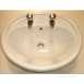 Advent Ad4532 Two Tap Holes Vanity Basin White Ad4532wh