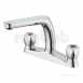 Sandringham 21 B9873 Std Two Tap Holes Deck Sink Mixer Cp B9873aa
