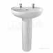 Alcona Washbasin 500x410 2 Tap Ar4112wh