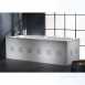 Quattro Bp1201 Glass 700mm End Panel Wh
