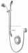 Aqualisa Varispray 99.40.21 Adjustable Head White/chrome Plated