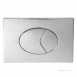 Air Button Dual Flush Plastic Large Plate-chrome Plated Cf9022cp