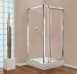 Center 760mm Gb Bifold Chrome/plain Glass