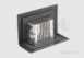 Ci Roof T Way Outlet-2 Inch Bsp Rect Grate Ctw2/rc