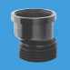 Mca 110mm 14mm Offset Black Drain Conn