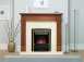 48 Inch Bromley Nat Oak/blk Blk Fire