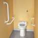 Doc.m Rimless Ambulant Btw Pack White Grab Rails And Seat Pk8148wh