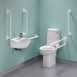 Doc.m Rimless Super Pack Right Hand White Grab Rails And Seat Pk8346wh