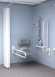 Conc. Doc M Shower Pack Rails Seat White