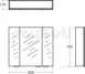 Ideal Standard Concept Space Mrr Cab 800 Alum Ef 3 Door E0334kp