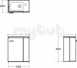 Ideal Standard Concept Space Guest 450 Right Hand Dwalnt Unit E0401sx