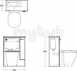 Ideal Standard Concept Space Wc Unit 600 Right Hand Dwalnt Ftd E0431sx