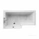 Ideal Standard Concept Space S/bath 150x85 Left Hand Sq Ifp Plus Wh E049701