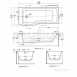 Ideal Standard Tempo E2567 Arc 170 Right Hand No Tap Holes Shower Bath Wht E256701