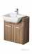 Ideal Standard Sottini Fn Semi Countertop 600 Gry/wht Basin Unit E2789ey