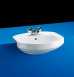 Armitage Shanks Profile S2440 2 Tap Hole Semi Countertop Basin 505mm White S244001