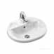 Ideal Standard Concept E5003 480mm Two Tap Holes Oval Ctop Basin Wh