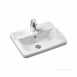 Ideal Standard Concept E5014 500mm Two Tap Holes Rect Ctop Basin Wh E501401