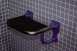 Wolseley Saracen Hinged Shower Seat Blue